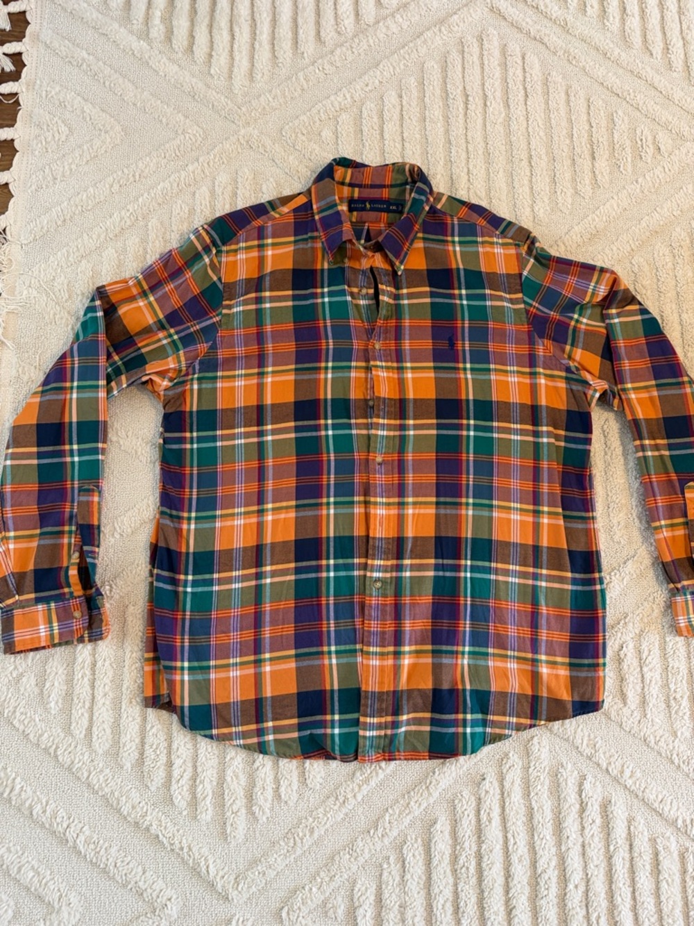 Men's Ralph Lauren Plaid Button-Up Shirt